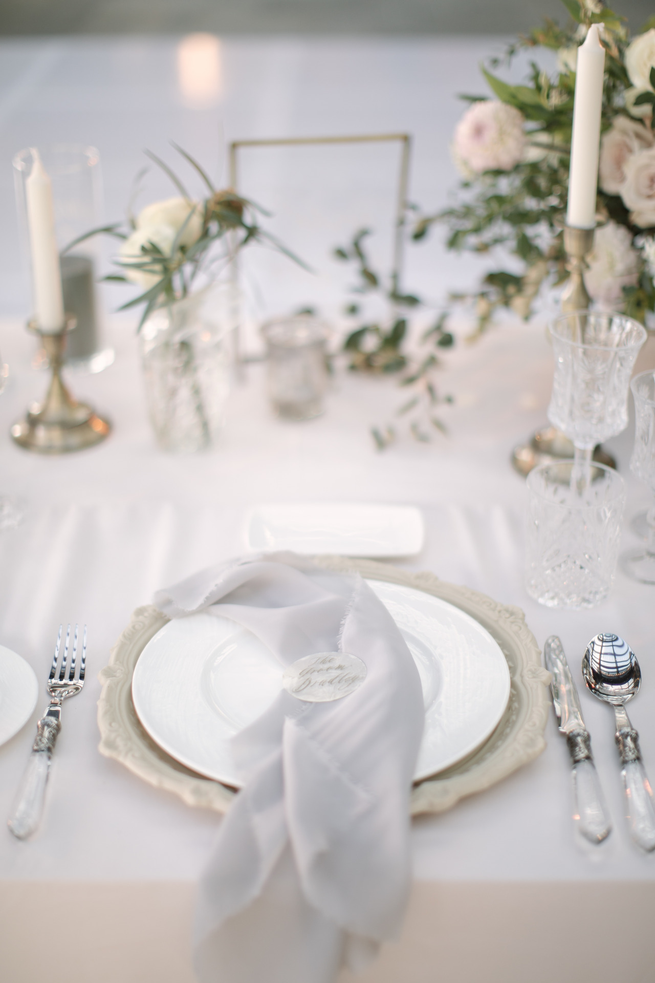 Décoration table mariage élégant